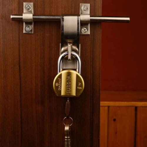 Europa L365BM Brass Padlock | High-Security Dimple Key Lock | Durable Brass Body | Anti-Cut Hardened Shackle | Rust-Resistant | 4 Dimple Keys Included | Pack of 1 for Home & Office Security - Image 4