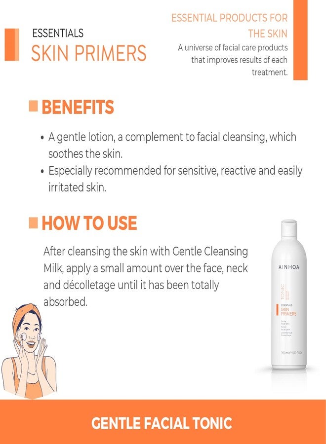 أينوا برايمر أينوا للبشرة، تونر لطيف نباتي للوجه مع البيسابولول والآذريون للبشرة الحساسة، 350 مل - Image 4