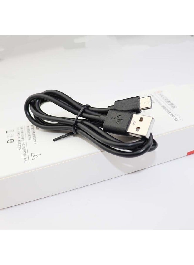 كابل بيانات من النوع C V8 مناسب لهاتف Huawei USB للشحن السريع للهاتف المحمول 2A سماعة بلوتوث كابل شحن مروحة صغيرة - اللون: النوع c 50 سم 2a معيار وطني أسود نحاسي  - Image 5