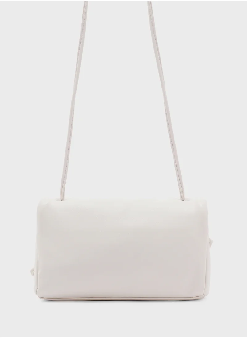 ELLA Ruched Detail Crossbody Bag