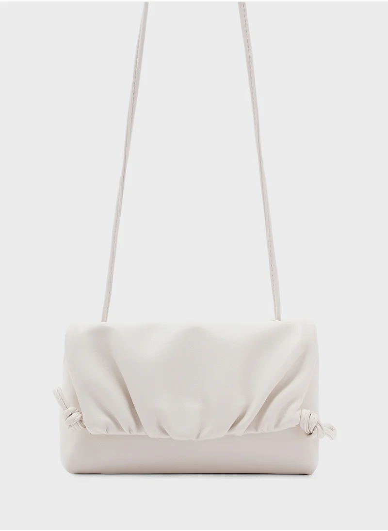 ايلا Ruched Detail Crossbody Bag