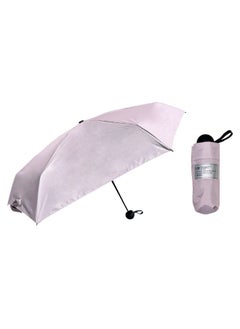 Miniso Mini Series Portable Five Fold Sun Umbrella(Light Pink) 