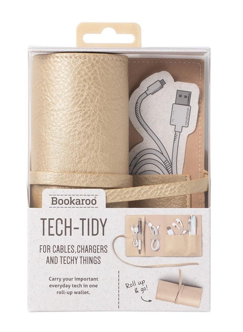 IF Bookaroo Travel Tech-Tidy - Gold - Image 1