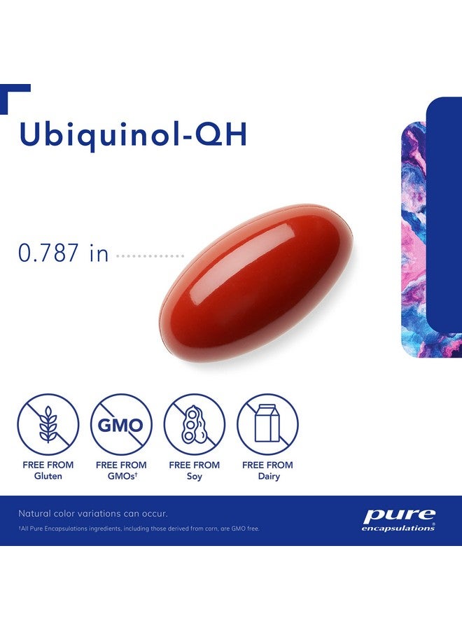 Pure Encapsulations Ubiquinol-QH 50 mg | الشكل النشط من CoQ10 لدعم صحة المناعة والطاقة الخلوية وصحة القلب والأوعية الدموية* | 60 كبسولة هلامية - Image 3