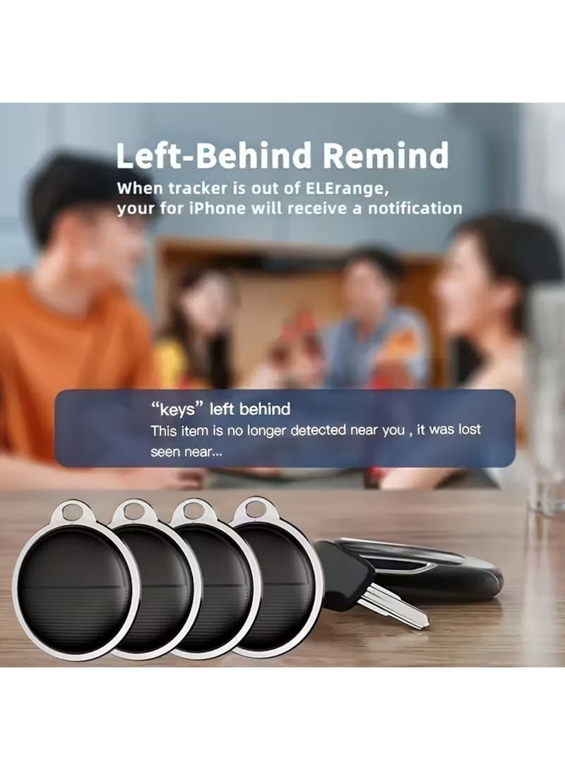 إكس ليفيل 4pcs Smart Air Tracker - يعمل مع Apple Find My (iOS فقط) ، علامة Bluetooth Locator للمفاتيح والأكياس والحيوانات الأليفة والمحافظ ، بطارية قابلة للاستبدال لمدة سنة واحدة ، تصميم مقاوم للماء - Image 4