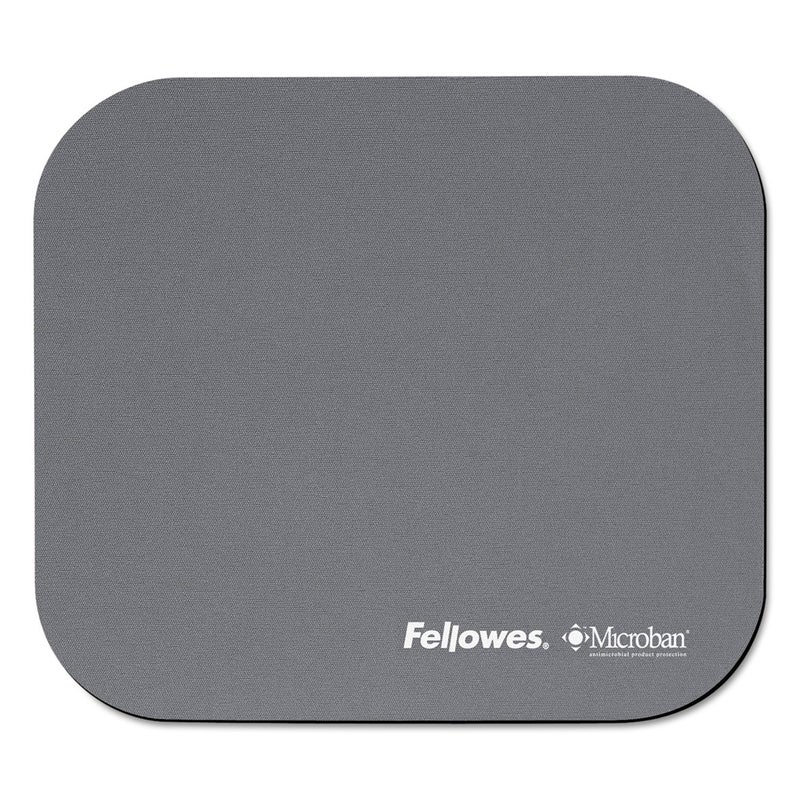 Fellowes Mouse Pad with Microban Antimicrobial Protection, Graphite (5934001), "9""*7.5""" - Image 1