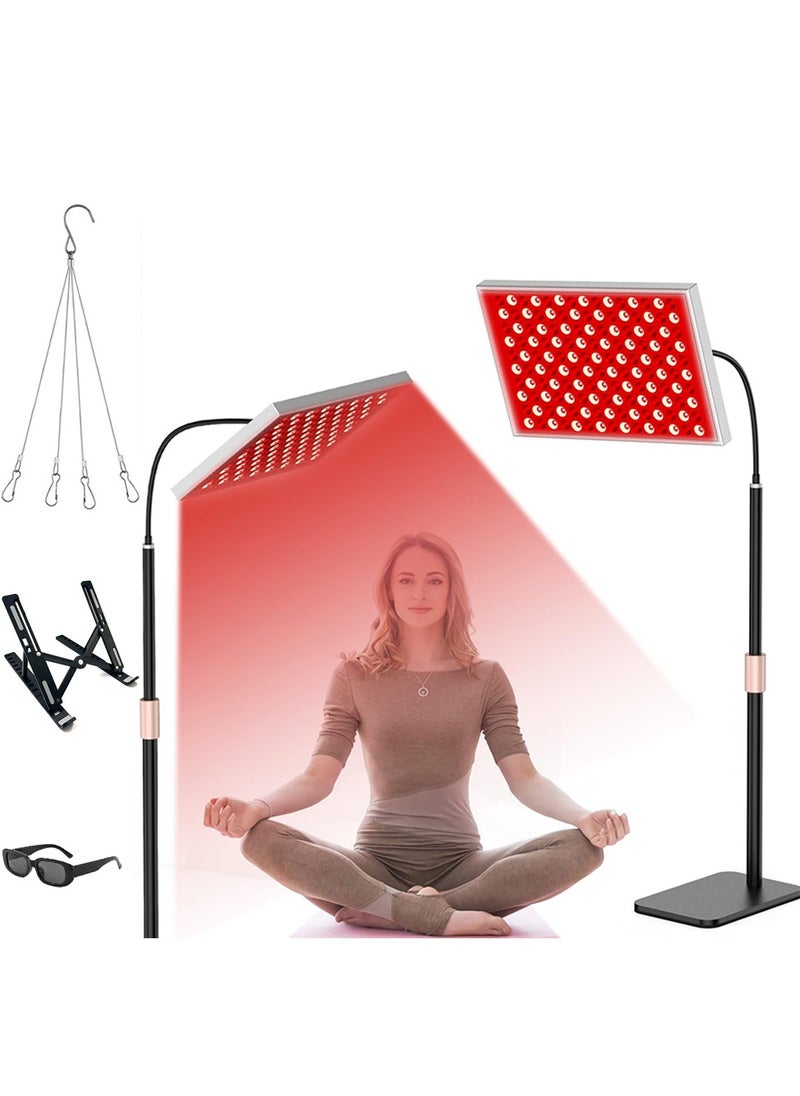 XiuWoo Red Light Therapy for Body, Red Light Therapy Lamp with Stand, 660nm Deed Red Light and 850nm Near Infrared LED Red Light Therapy Device at Home for Face and Body  - Image 1