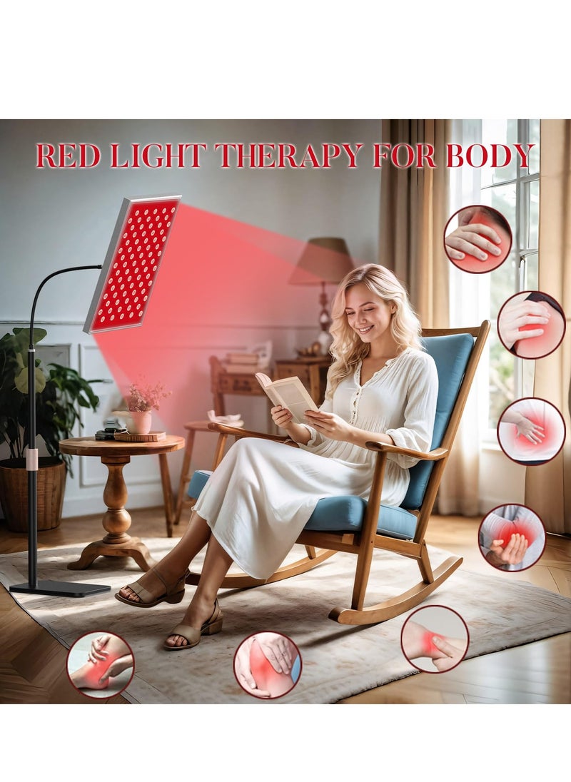 XiuWoo Red Light Therapy for Body, Red Light Therapy Lamp with Stand, 660nm Deed Red Light and 850nm Near Infrared LED Red Light Therapy Device at Home for Face and Body  - Image 3