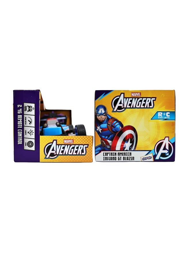 Marvel Captain America Inferno GT Blazer Remote Control | 2.4 GHz | Full Function | Light | Age 6+ - Image 2