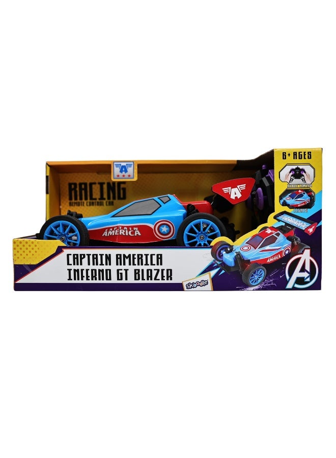 Marvel Captain America Inferno GT Blazer Remote Control | 2.4 GHz | Full Function | Light | Age 6+ - Image 3