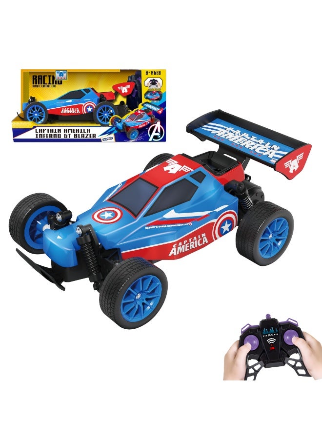 Marvel Captain America Inferno GT Blazer Remote Control | 2.4 GHz | Full Function | Light | Age 6+ - Image 1