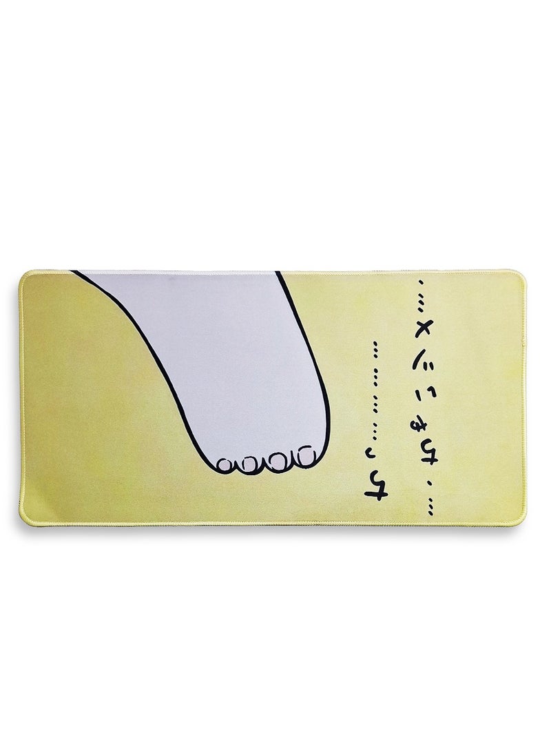 Generic Large Gaming Mouse Pad, Cute Cartoon Cat Hand (60cm x 30cm x 2mm), Extended Thickened Waterproof Non-Slip Spill-Proof Mouse Mat with Special Textured Surface, Anti-wear Stitched Edges for Keyboard and PC  - Image 1