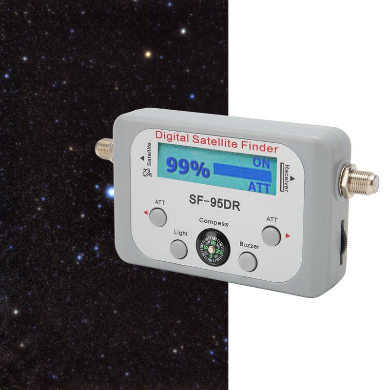 Digital Satellite Finder 950 to 2150MHz ATT Buzzer Function Satellite Signal Meter with Compass for DirecTV - Image 2