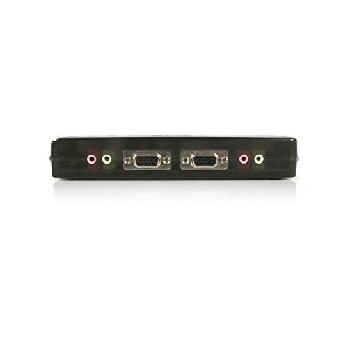 StarTech.com 4 Port USB KVM Switch Kit with Cables and Audio - Black (SV411KUSB) - Image 2