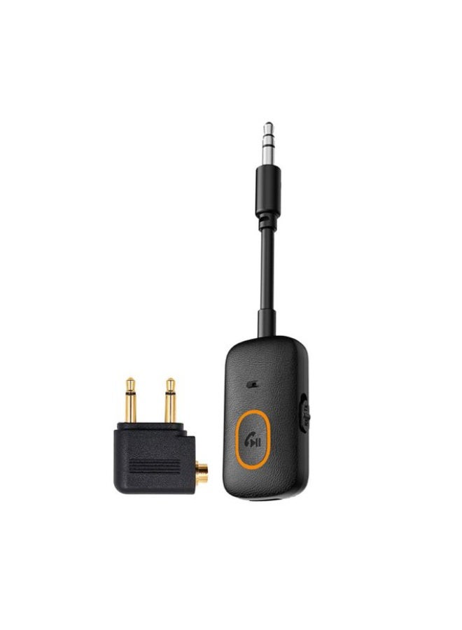 Blupebble Airlync Bluetooth Airplane Adapter-Black - Image 2