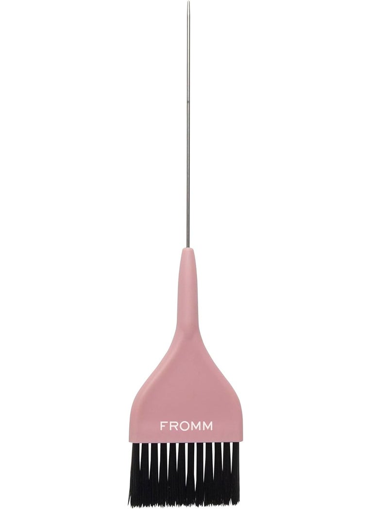 Fromm Color Studio 214 Soft Wide Pintail Color Brush for Professional Hair Stylists Tapered Tips for Precise Sectioning and Foiling 