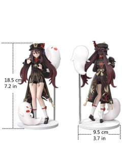 Gerenic Hu Tao Figure Genshin Impact Anime Figure 18.5 cm/7.3 Inch PVC Model Desktop Ornaments  - Image 2