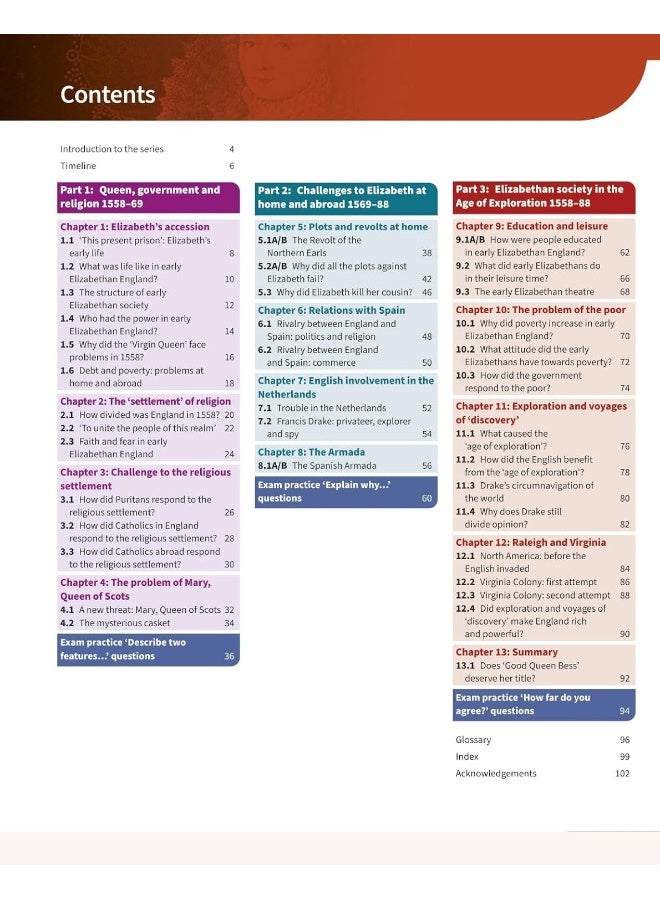 Edexcel GCSE History (9-1): Early Elizabethan England 1558-88 Student Book (Edexcel Gcse History (9-1)) - Image 2