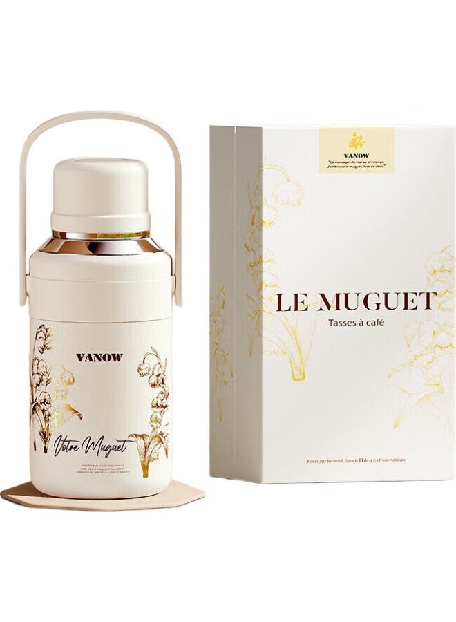 Vanow Large Capacity Insulated Mug For Women Model, Stainless Steel Baby And Toddler Tea Infuser Water Cup 900Ml - Image 3