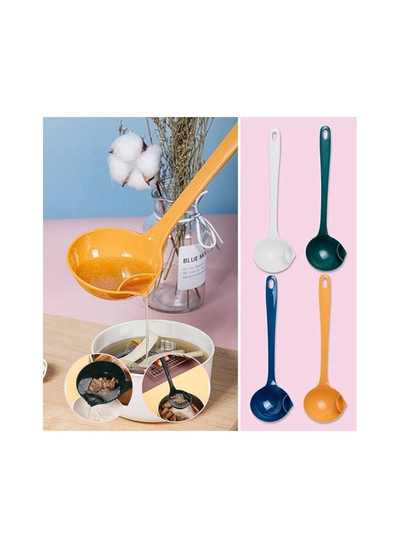 Generic - Plastic Soup Ladle Oil Filter Spoon Fat Separator Ladle Kitchen Cookware Utensils for Grease Oil Fat - Image 1