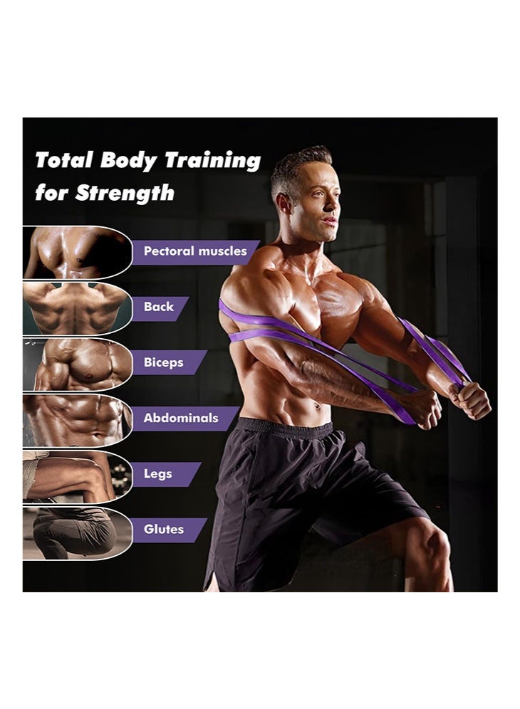 meayul Strength Training Resistance Band 11Pcs, Resistance Bands with Door Anchor, Handles, Protective Cover, Carrying Bag and Training Instructions, Pull-Up Bands for Shape Body, Stretching, Yoga, Pull-Ups, Strength Training, Pro Workout Equipment - Image 3