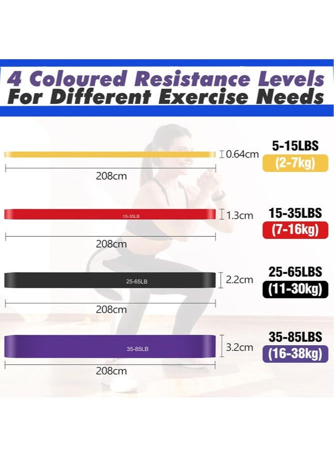 meayul Strength Training Resistance Band 11Pcs, Resistance Bands with Door Anchor, Handles, Protective Cover, Carrying Bag and Training Instructions, Pull-Up Bands for Shape Body, Stretching, Yoga, Pull-Ups, Strength Training, Pro Workout Equipment - Image 2