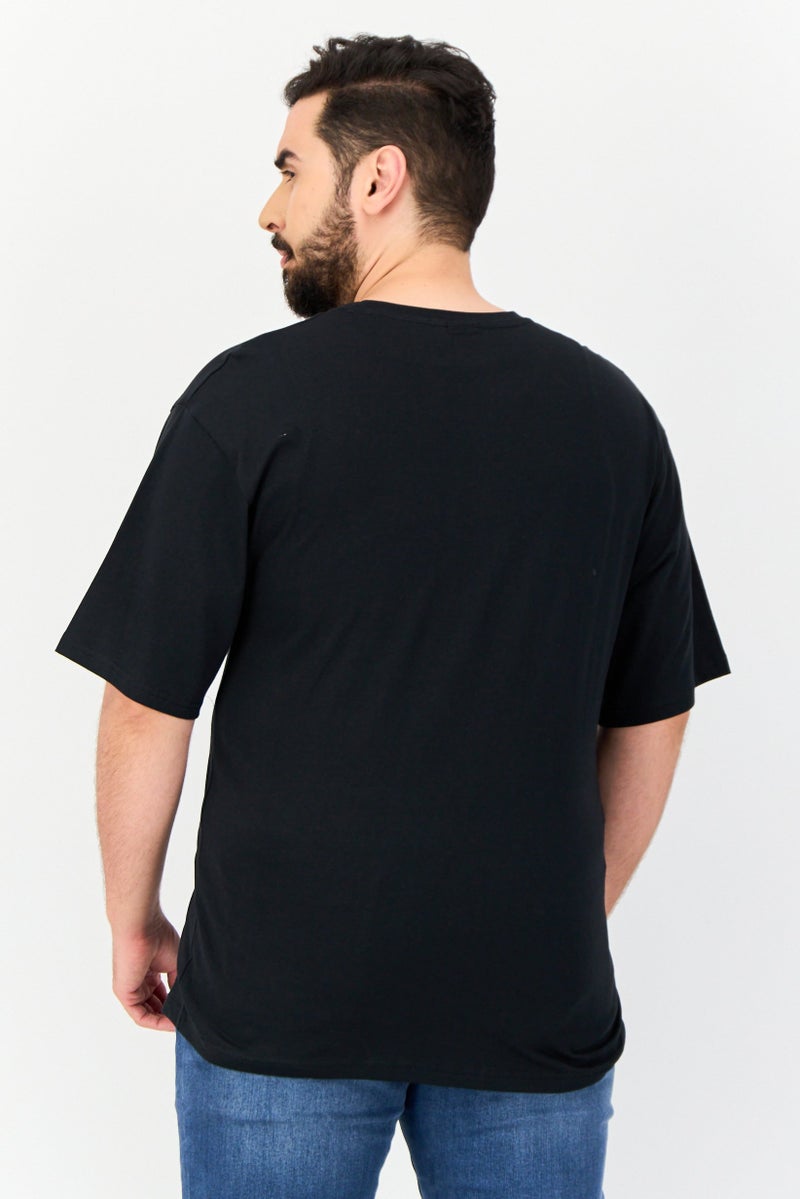 TRANSFORMERS Men Crew Neck Short Sleeves Graphic Print T-Shirt, Black - Image 4