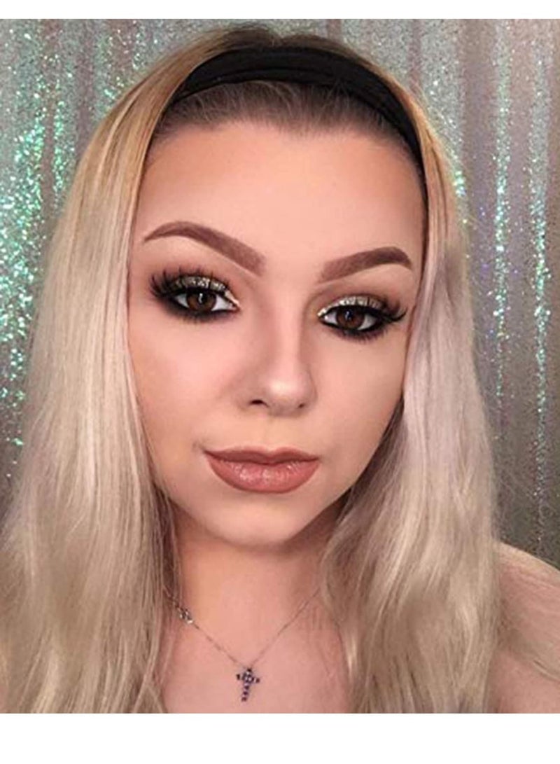 Zikra False Eyelashes, 5 Pairs Strip Lashes Faux Mink False Lashes Long Thick Eyelashes for Makeup Eyelashes Extension, 3D Hand-made Natural Reusable Fake Eye Lashes with Tweezers - Image 2