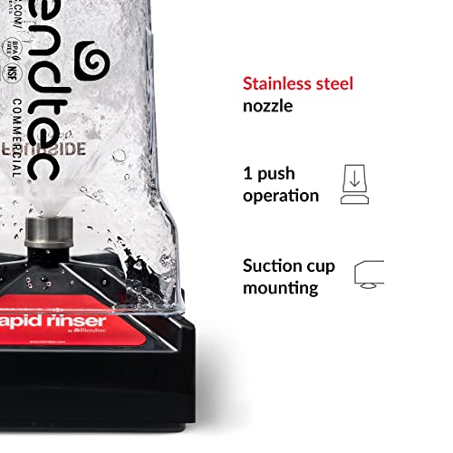 Blendtec Rapid Rinser, Commercial Grade - One-Push Cleaning for Blender Jars - Compatible with Blendtec Blenders - Black - Image 4