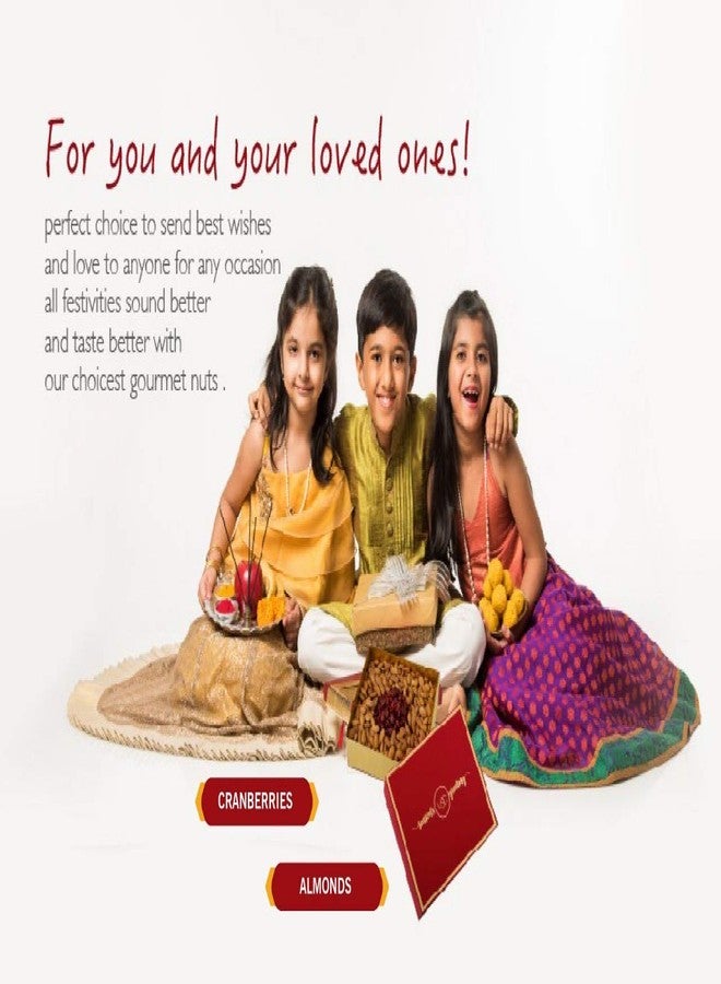 VSD Festive Dry Fruits Special Celebrations Combo of 100g Cranberries & 900g Almonds - Premium Dry Fruits Combo - Diwali Corporate Gifts Hamper - Image 5