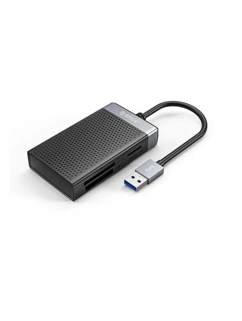 USB 3.0 Card Reader: 5Gbps High-Speed Transfer - 4-In-One Multi-Card Simultaneous Reading Aluminum Alloy Card Reader for Camera Computer Mobile Phone Data Backup - Image 1