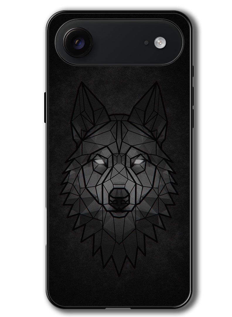 Theodor Case Compatible with Apple iPhone 17 Air 6.5 Inch Protection Shockproof Bumper Cover Wolf Abstract - Image 1