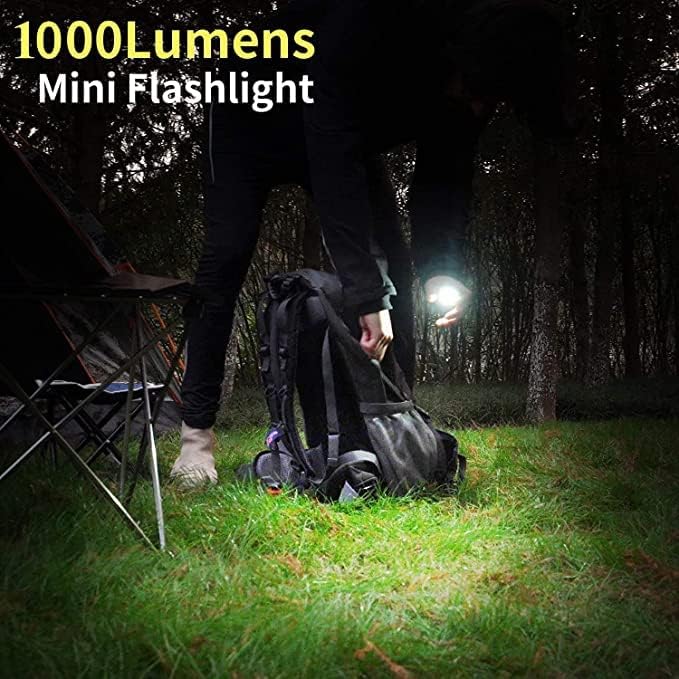 SHOPELLA Keychain Led Light with Bottle Opener Magnetic Base and Folding Bracket Mini COB 1000 Lumens Rechargeable Emergency Light for Fishin - Image 3