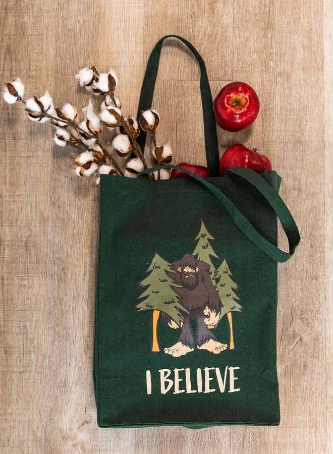 Lazy One Canvas Tote Bag, Novelty Tote Bag for Women and Men, Reusable Shopping Bags, Perfect for Shopping, Travel and Work (Bigfoot) - Image 2