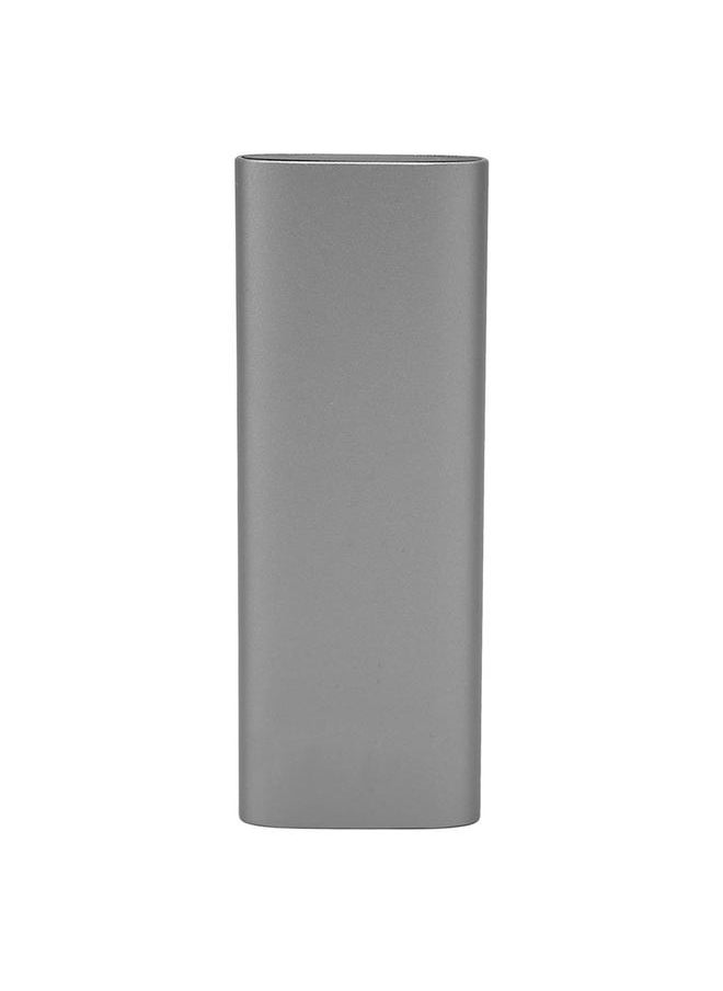 Thoraya M.2 NVMe PCIe SSD Enclosure Solid State Drive Box USB3.2 Gen2 Type-C Portable Aluminum Alloy Hard Drive Box Gray  - Image 5