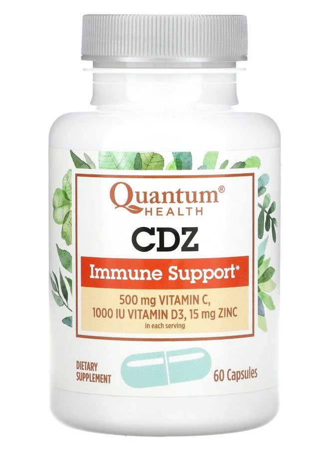 Quantum Health - CDZ Immune Support 60 Capsules - Image 1
