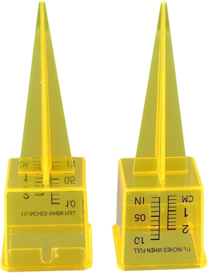 10 قطعة مقياس المطر الخارجي للحديقة والملعب مع علامات واضحة وسهلة القراءة - Image 4