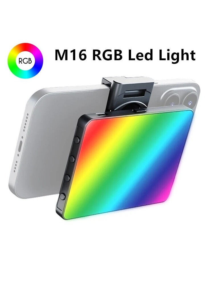 Generic - M16 Mini RGB LED Creative Video Light 3000-9900K Full Color For Camera DSLR And Smartphone - Image 1