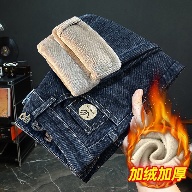 Unisex Classic Denim Jeans Loose Fit Daily Outdoor Wear - Image 4