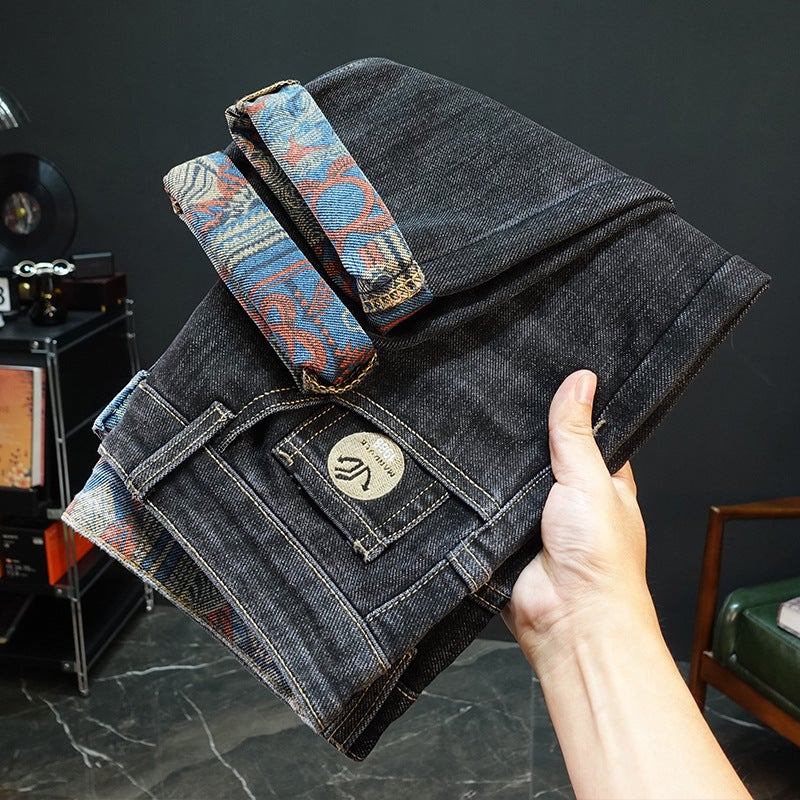 Unisex Classic Denim Jeans Loose Fit Daily Outdoor Wear - Image 2