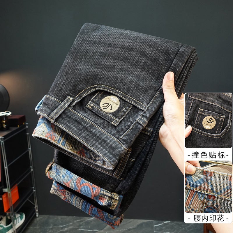 Unisex Classic Denim Jeans Loose Fit Daily Outdoor Wear - Image 3