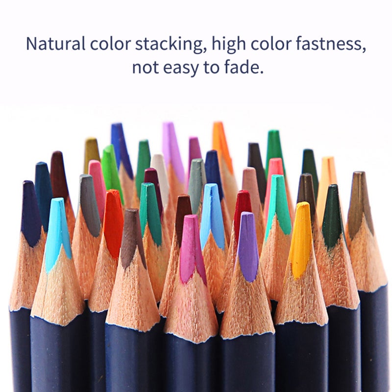Colored Pencils 72 Colors Water-Soluble Blendable - 3.8mm Break-Resistant Core Art Supplies for Artists, Students And Art Enthusiasts - Image 5