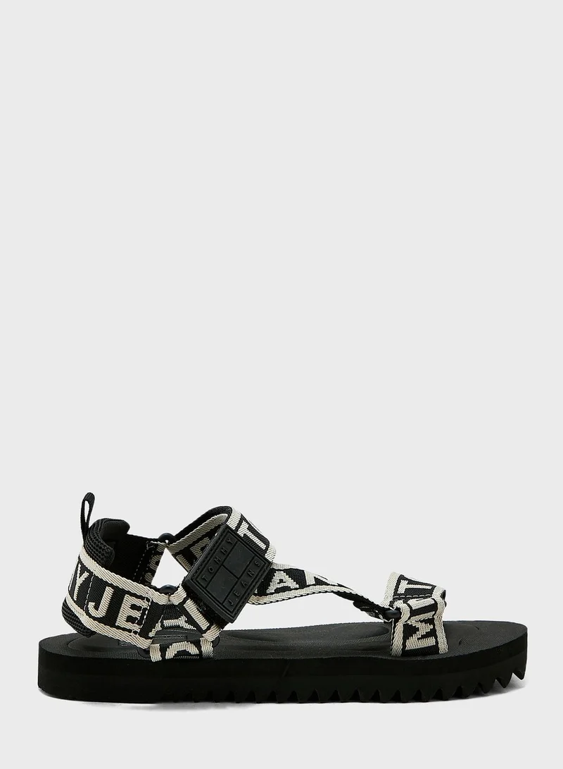 TOMMY JEANS Eva Sandal Logo Tape Sandals
