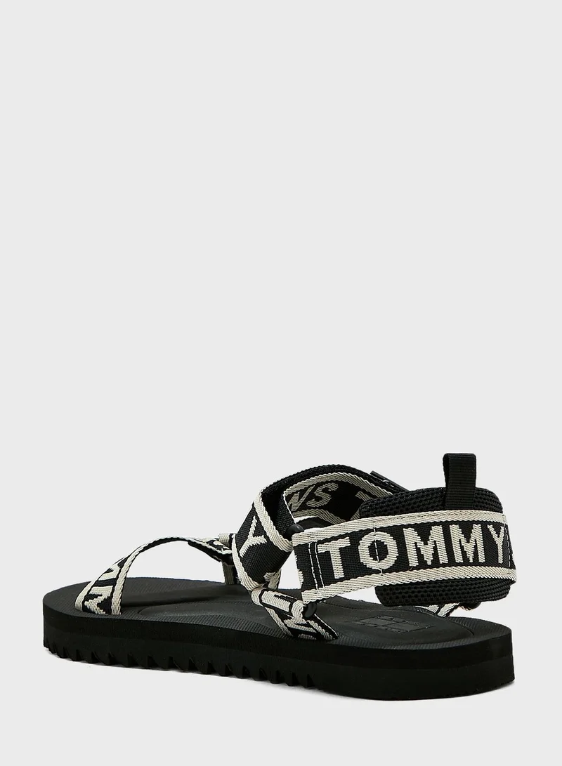 TOMMY JEANS Eva Sandal Logo Tape Sandals