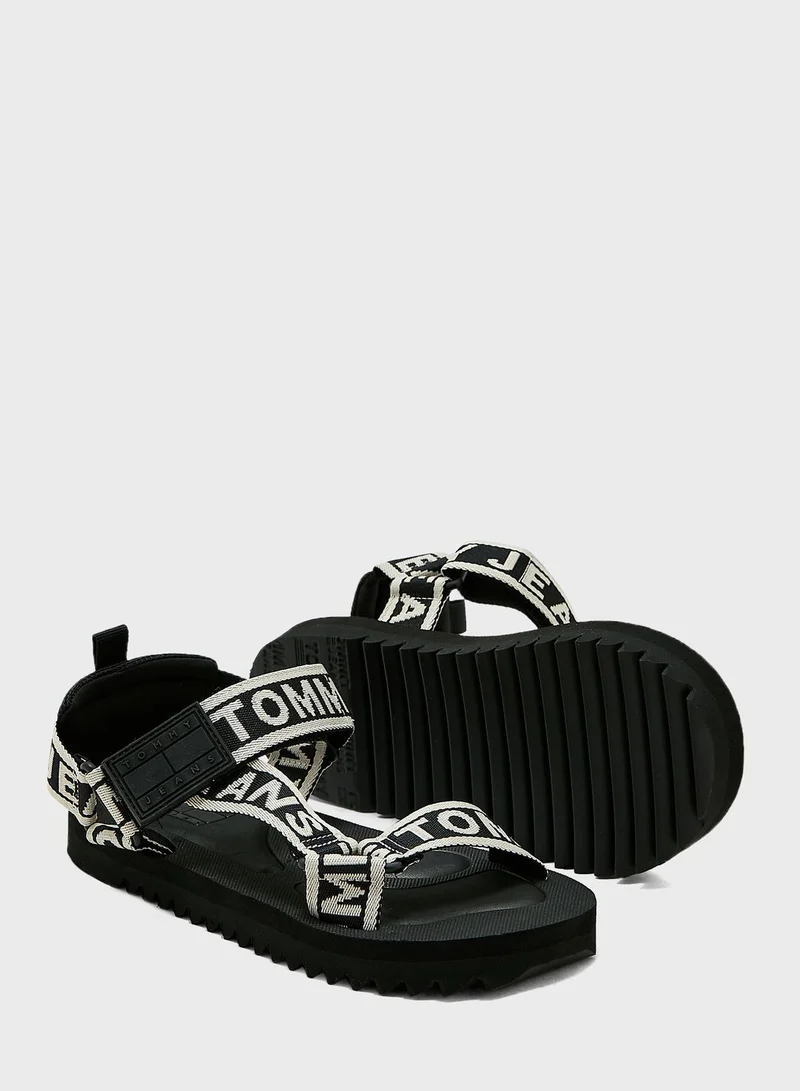 TOMMY JEANS Eva Sandal Logo Tape Sandals