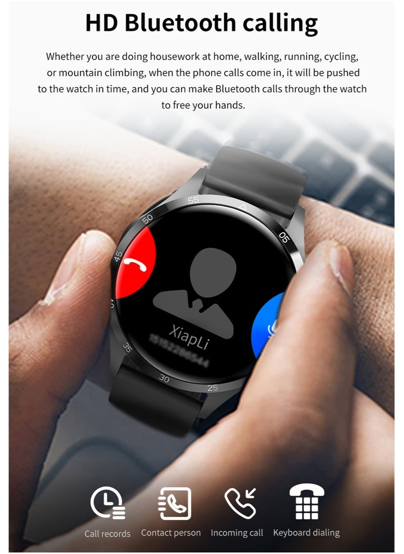 AROAQ - GT4 Pro Smart Watch Men IP68 NFC  AMOLED 360*360 HD Screen Heart Rate Bluetooth Call SmartWatch - Image 1