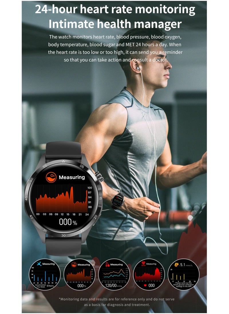 AROAQ - GT4 Pro Smart Watch Men IP68 NFC  AMOLED 360*360 HD Screen Heart Rate Bluetooth Call SmartWatch - Image 1