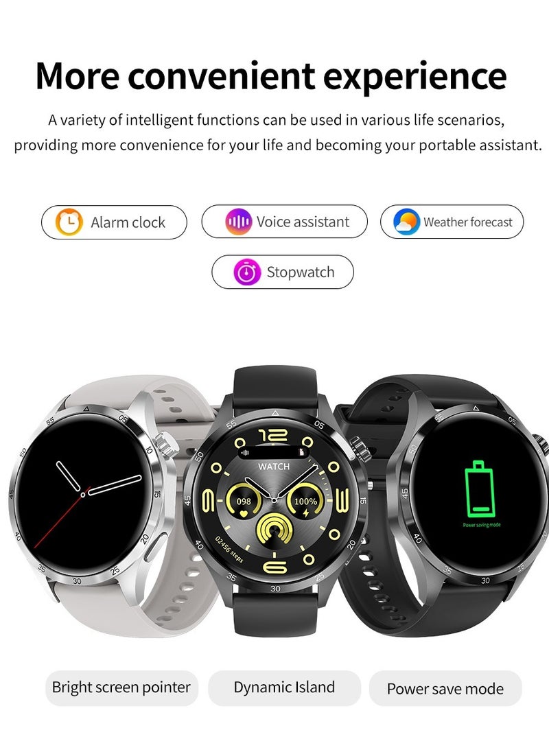 AROAQ - GT4 Pro Smart Watch Men IP68 NFC  AMOLED 360*360 HD Screen Heart Rate Bluetooth Call SmartWatch - Image 1
