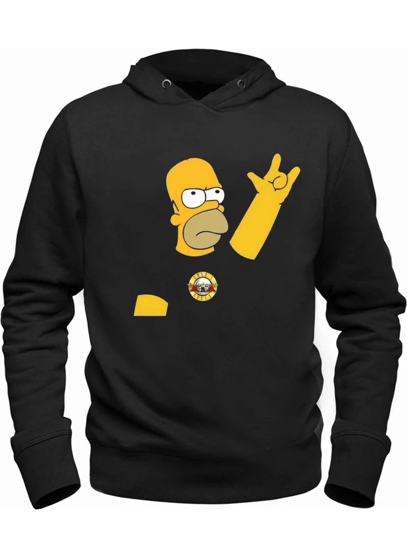 Alfa Tshirt The Simpsons Black Sweatshirt