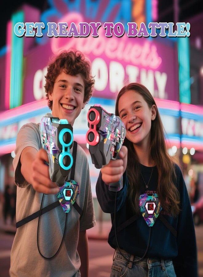 Winyea Tag Laser Tag Guns with Vests Set of 2, Lazer Tag Game for Kids, Teens & Adults, Fun Outdoor Teenage Game & Activities, Easter Toy Gift for Teenage Ages 8 9 10 11 12+Year Old Boy & Girls - Image 5